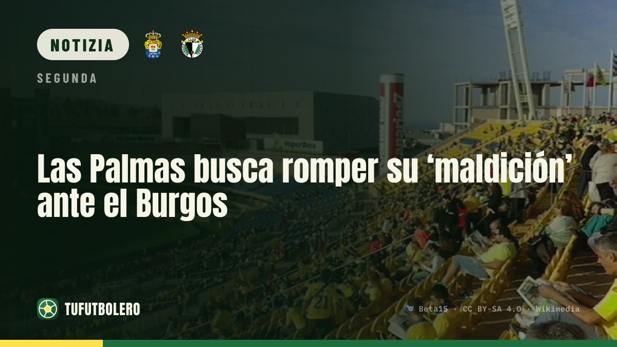 Las Palmas vogliono sfatare la serie negativa col Burgos
