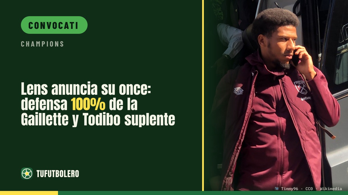 Lens contro lo Slavia Praga: terzino 100% Gaillette, Todibo in panchina