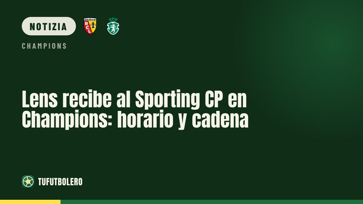 Lens-Sporting CP in Champions: a che ora e su quale canale