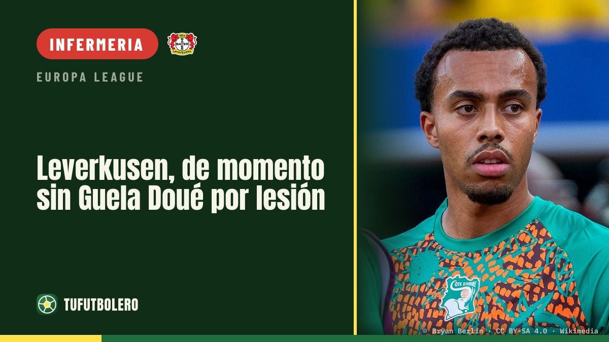 Leverkusen, per ora niente Guela Doué: stop per infortunio