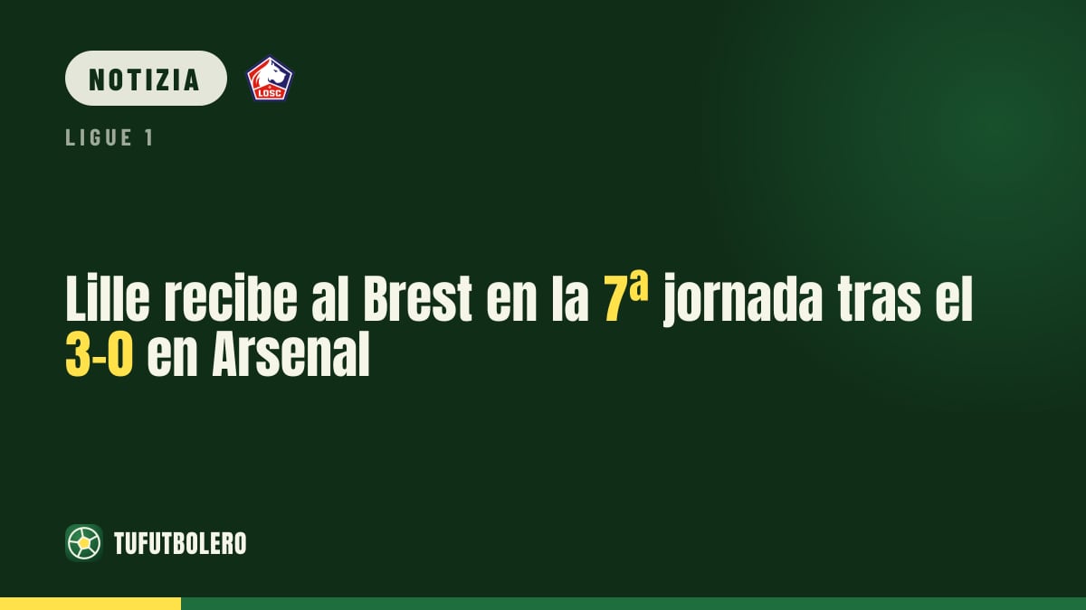 Il Lille ospita il Brest in Ligue 1 dopo il 3-0 ad Arsenal