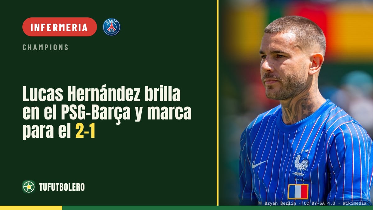 Lucas Hernández brilla nel PSG-Barcellona e firma il 2-1
