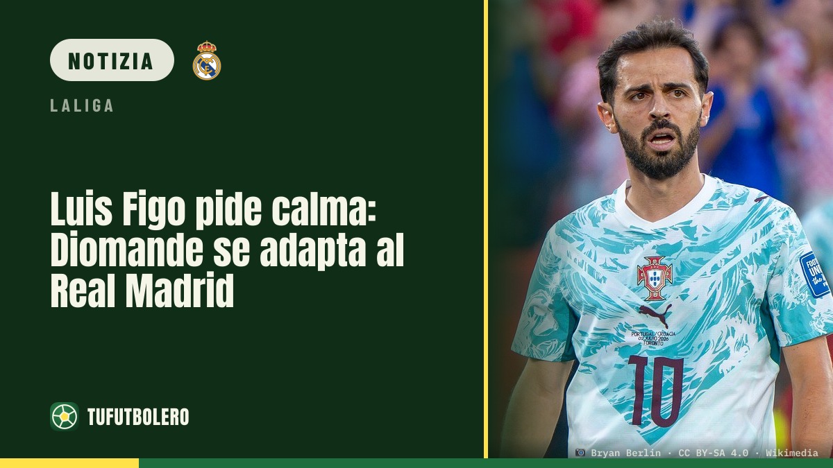 Luis Figo invita alla calma: Diomande si adatta al Real Madrid