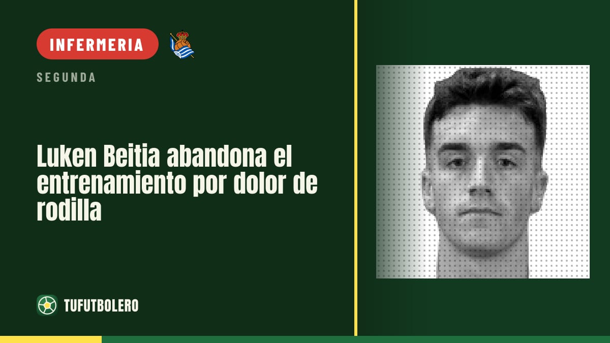 Luken Beitia lascia l’allenamento per un problema al ginocchio