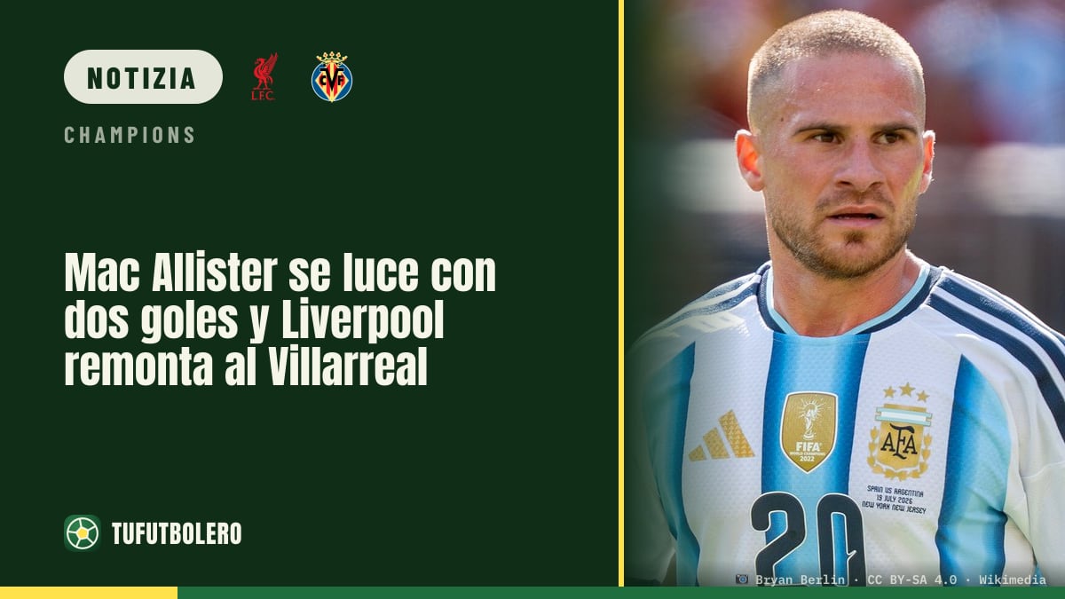 Mac Allister fa doppietta e il Liverpool ribalta il Villarreal