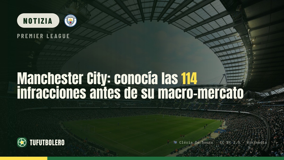 Manchester City: sapeva delle 114 violazioni prima del maxi mercato estivo