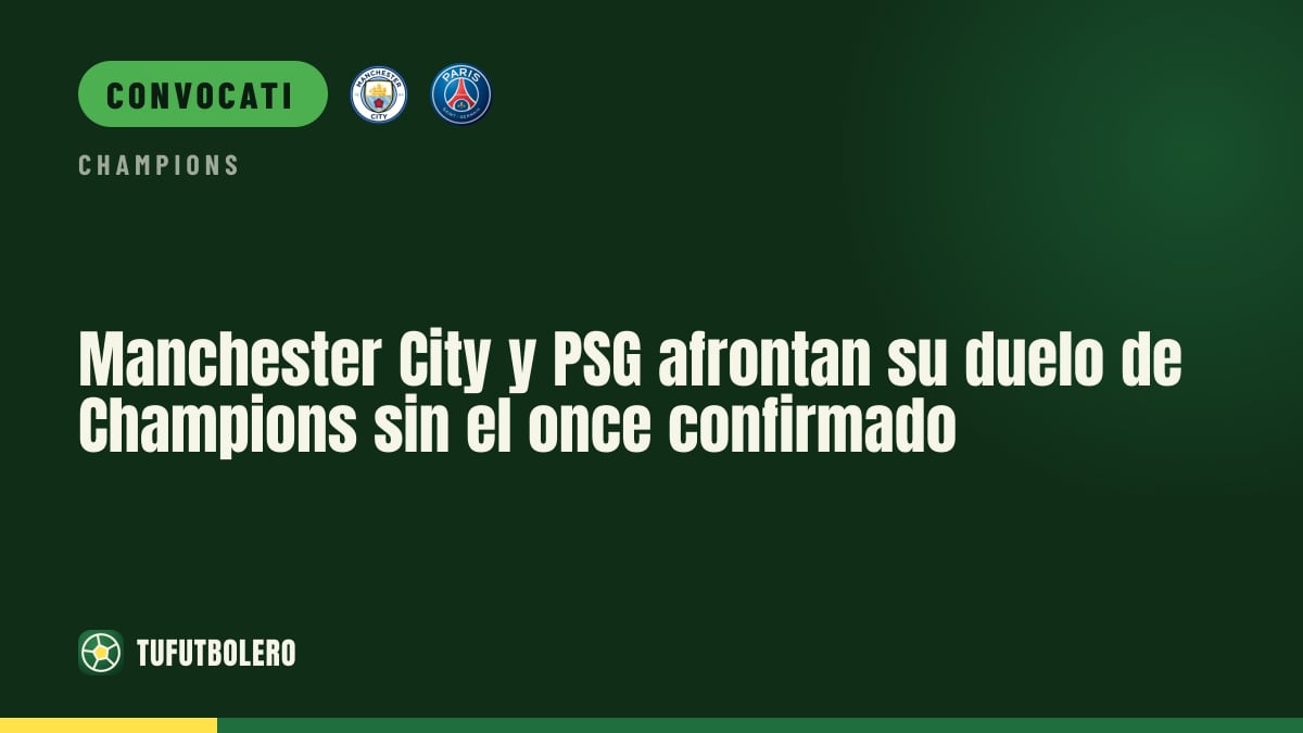 Manchester City e PSG in Champions: gara live, formazioni non disponibili