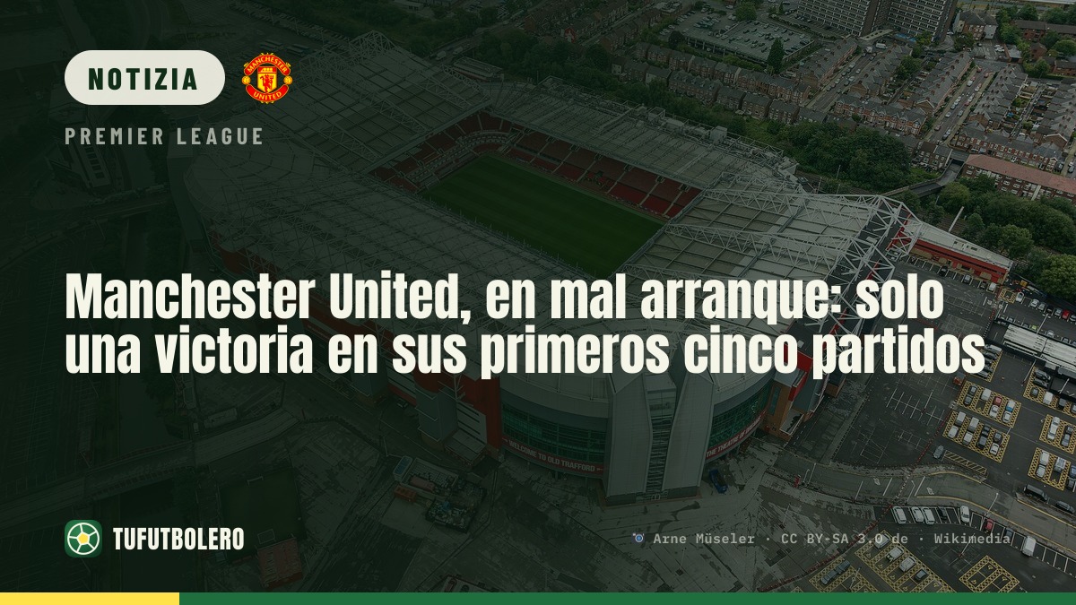 Man United in difficoltà: solo una vittoria nelle prime cinque di Premier League