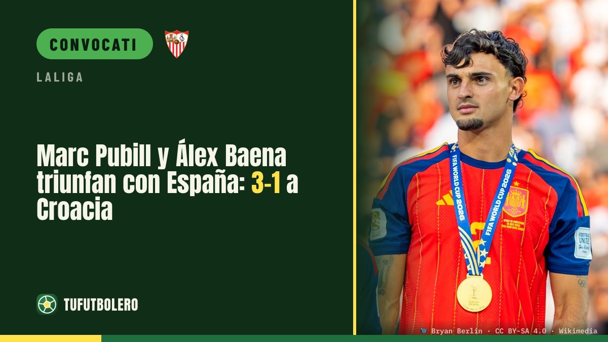 Marc Pubill e Álex Baena vincenti: Spagna-Croazia 3-1