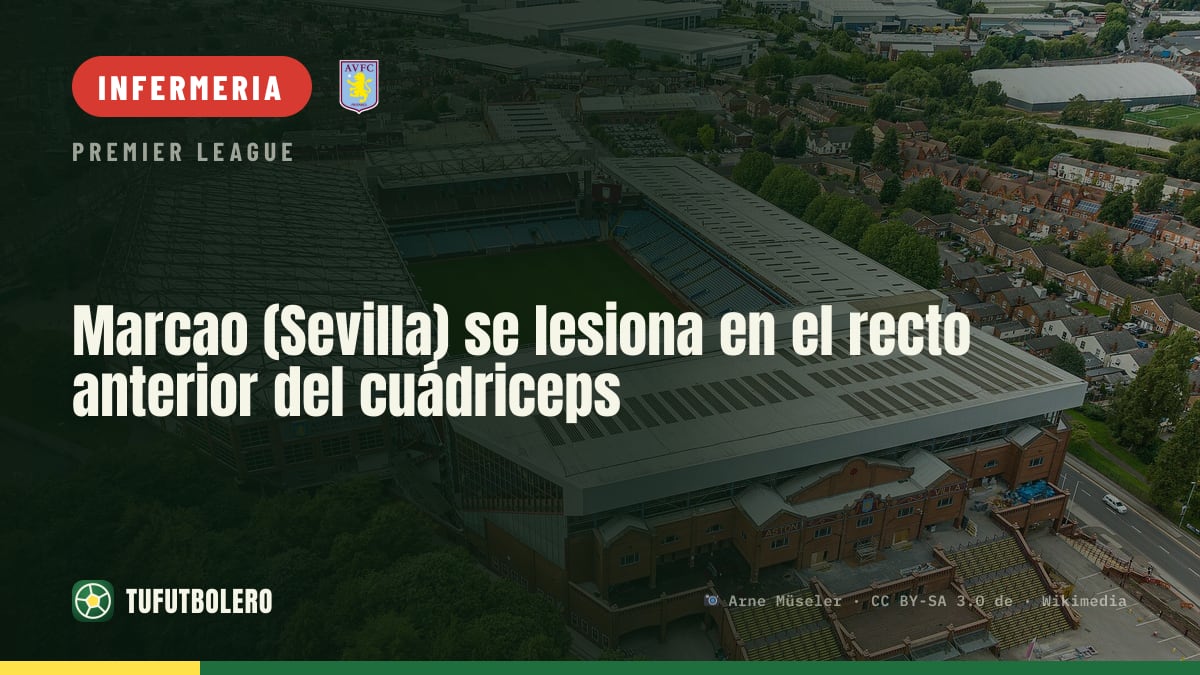 Marcao (Siviglia) si infortuna al retto femorale destro
