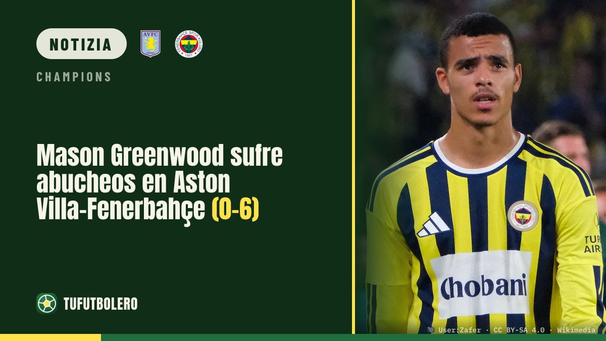 Mason Greenwood fischiato ad Aston Villa-Fenerbahçe (0-6)