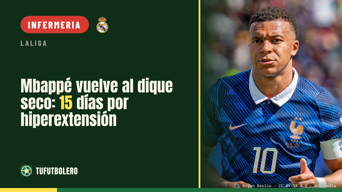 Mbappé fuori dal campo: 15 giorni per iperestensione al ginocchio