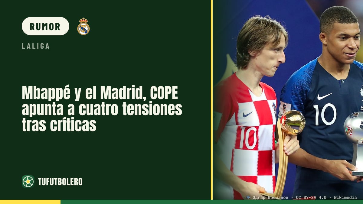Mbappé al Real: COPE segnala quattro attriti nelle ultime settimane