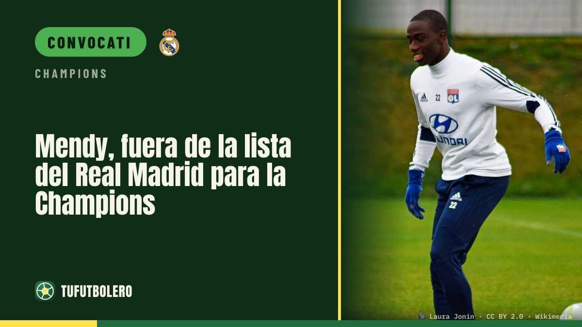 Mendy fuori dalla lista del Real Madrid per la Champions