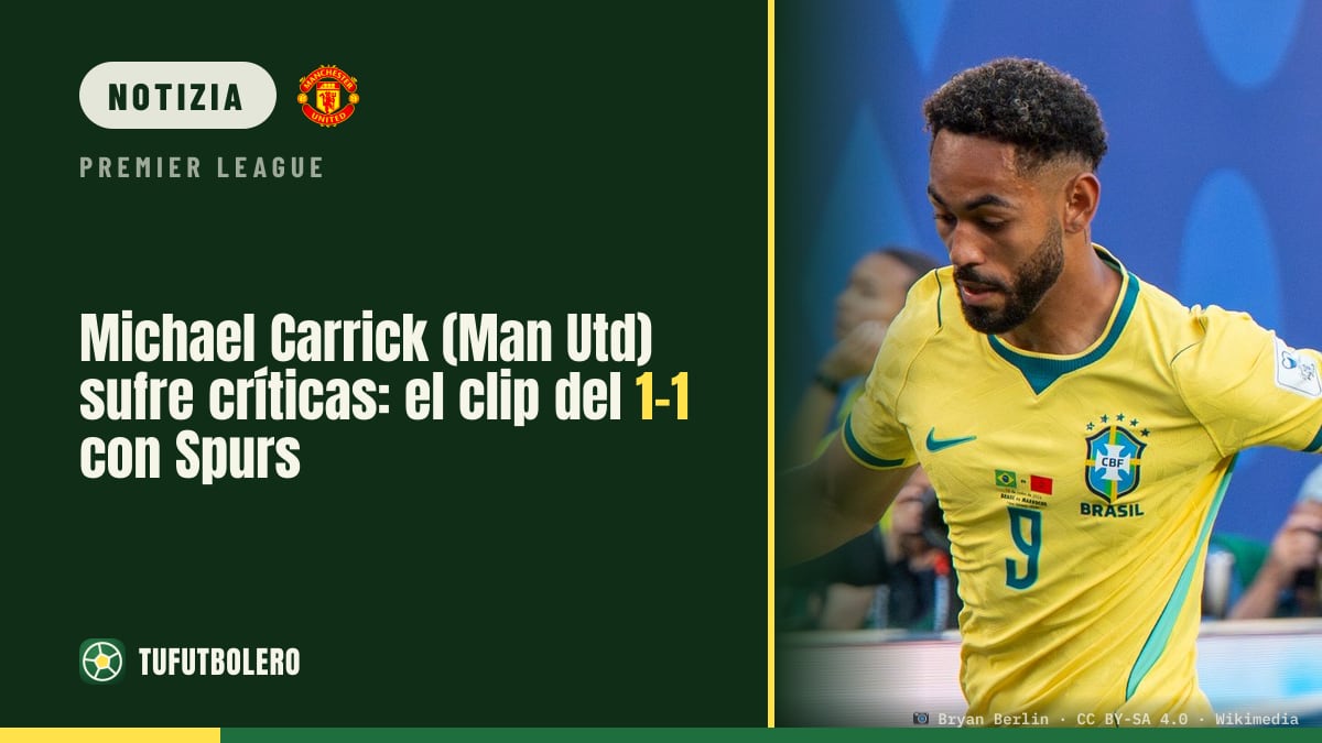 Michael Carrick (Man Utd) sotto accusa: il clip del 1-1 col Tottenham