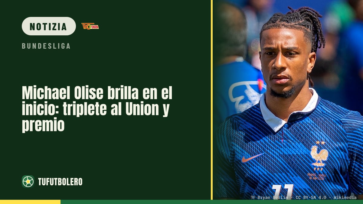 Michael Olise detta legge al Bayern: tripletta al Union e premio