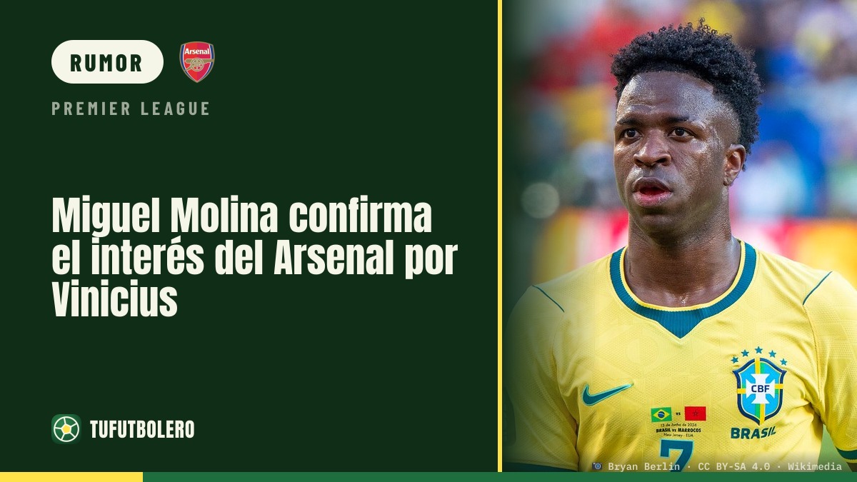 Miguel Molina conferma l’interesse dell’Arsenal per Vinícius
