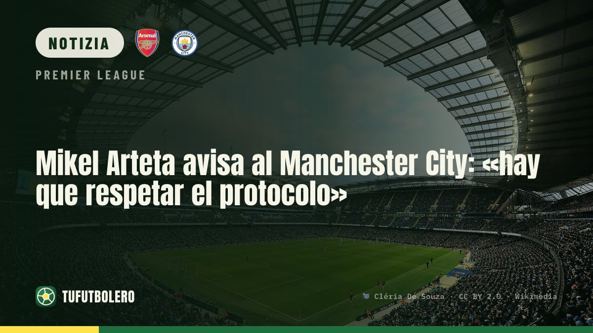 Mikel Arteta al Manchester City: “Bisogna rispettare la procedura”