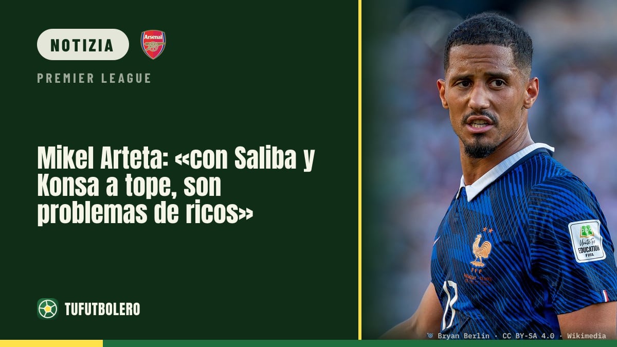 Mikel Arteta: «Se Saliba e Konsa sono entrambi al top, sono problemi da ricchi»