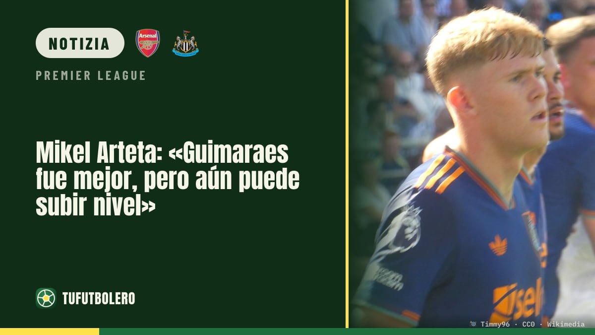 Mikel Arteta: «Guimaraes è stato meglio, ma può ancora fare molto di più»