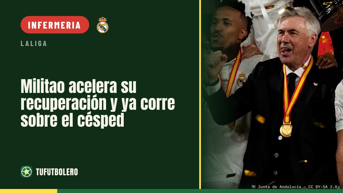 Militao spinge per tornare presto: già corre e lavora con la palla