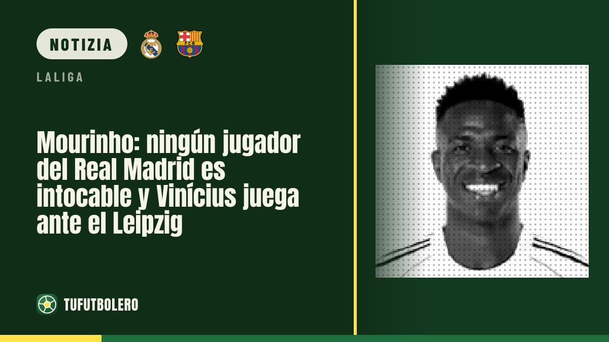 Mourinho: nessun giocatore del Real Madrid è incedibile, Vinicius titolare col Lipsia