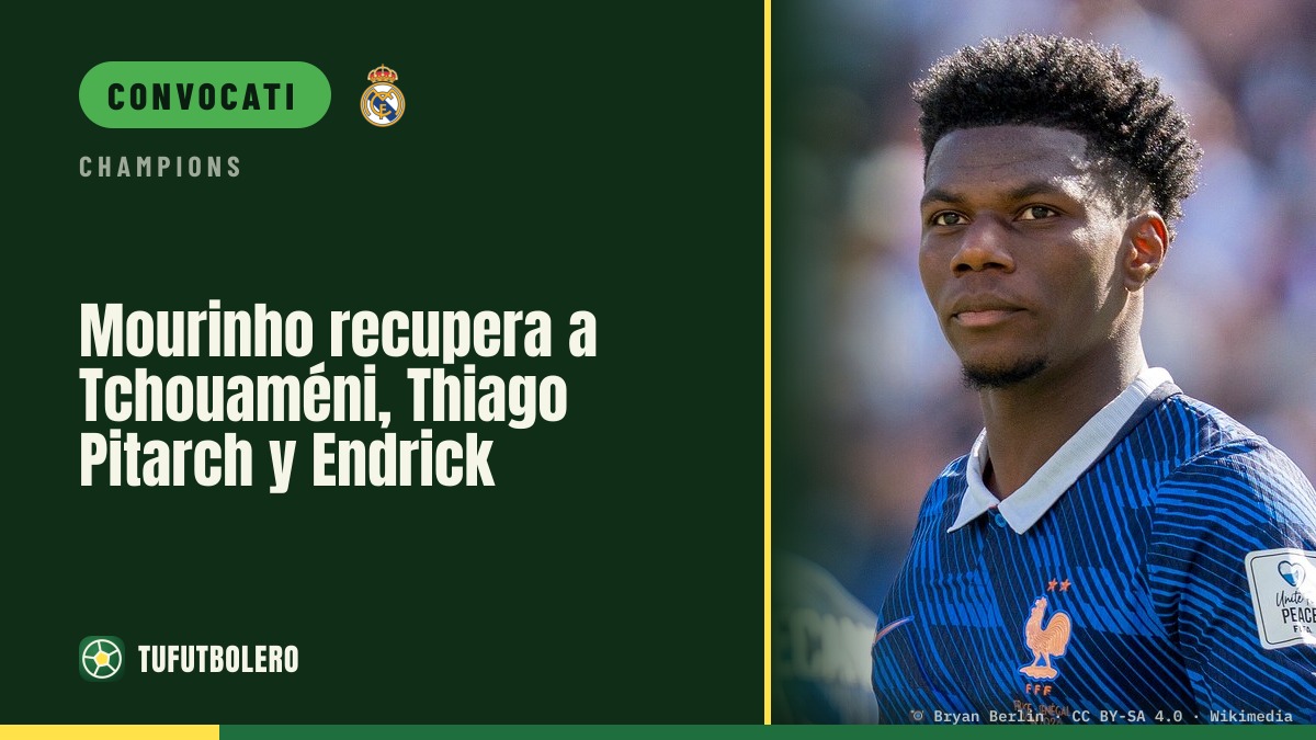 Mourinho ritrova Tchouaméni, Thiago Pitarch e Endrick