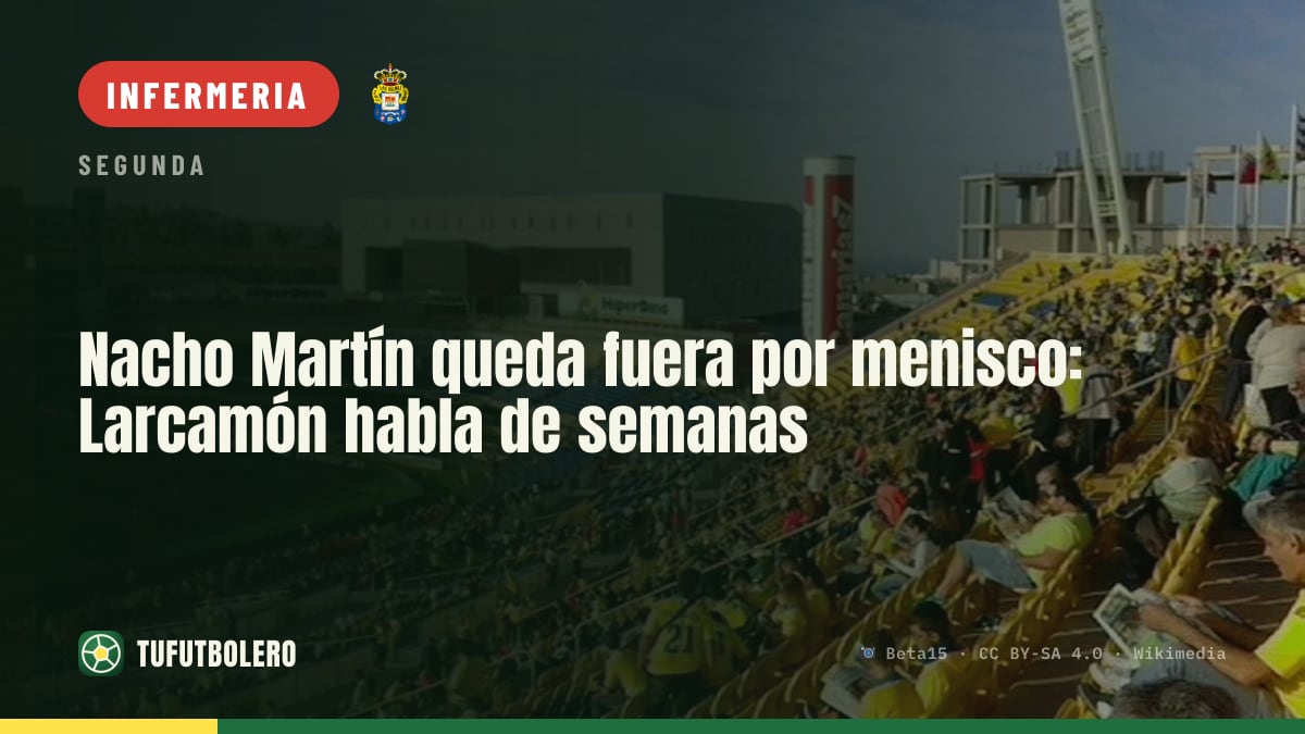 Nacho Martín fuori per il menisco: Larcamón parla di settimane
