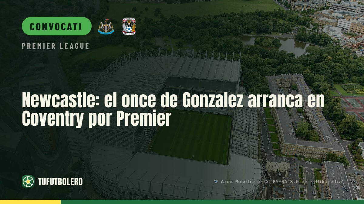 Newcastle: Gonzalez in campo dall’inizio a Coventry in Premier
