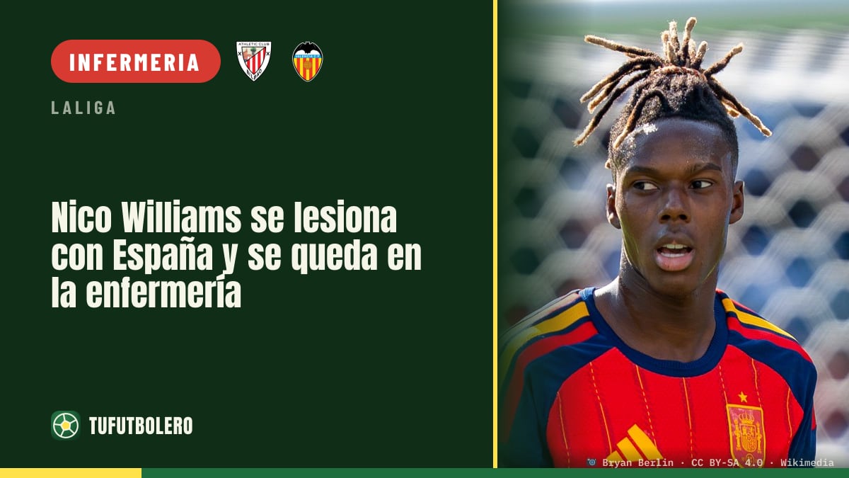 Nico Williams si infortuna con la Spagna e finisce in infermeria