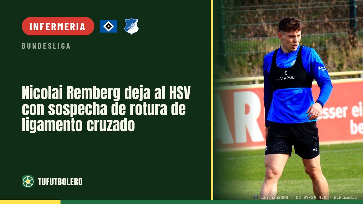 Nicolai Remberg costringe l’HSV a temere un infortunio al crociato