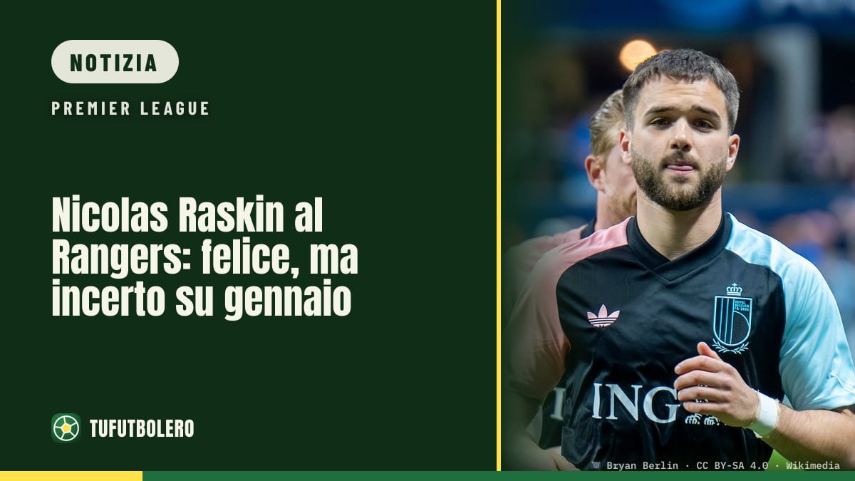 Nicolas Raskin al Rangers: felice, ma incerto su gennaio