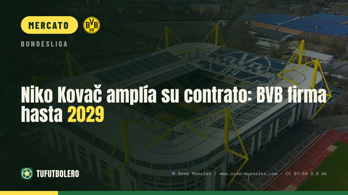 Niko Kovač prolunga col BVB: contratto fino al 2029
