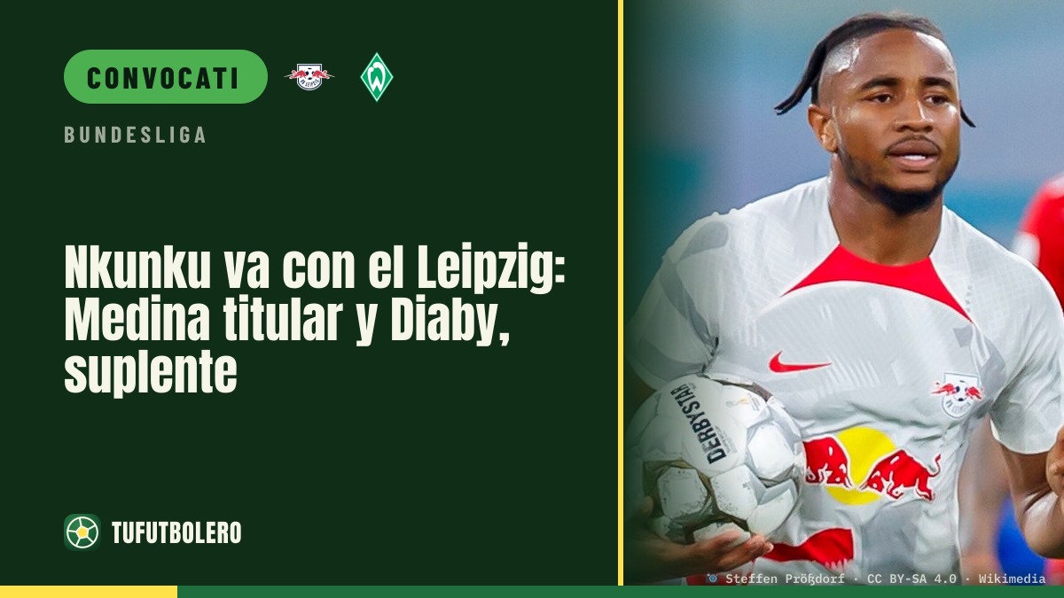 Nkunku parte titolare col Leipzig: Medina gioca, Diaby in panchina