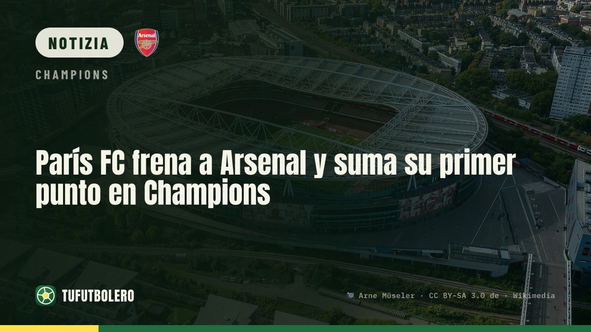 Paris FC ferma l’Arsenal e conquista il primo punto in Champions