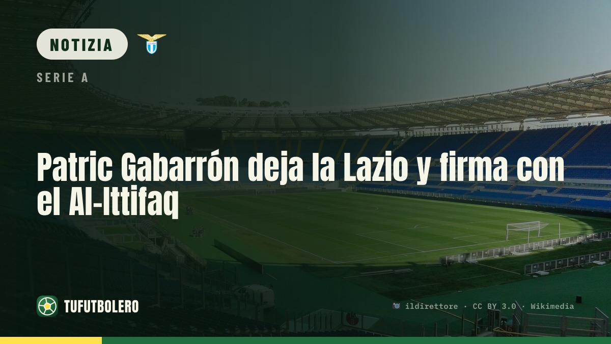 Patric Gabarrón lascia la Lazio: firma con l’Al-Ittifaq