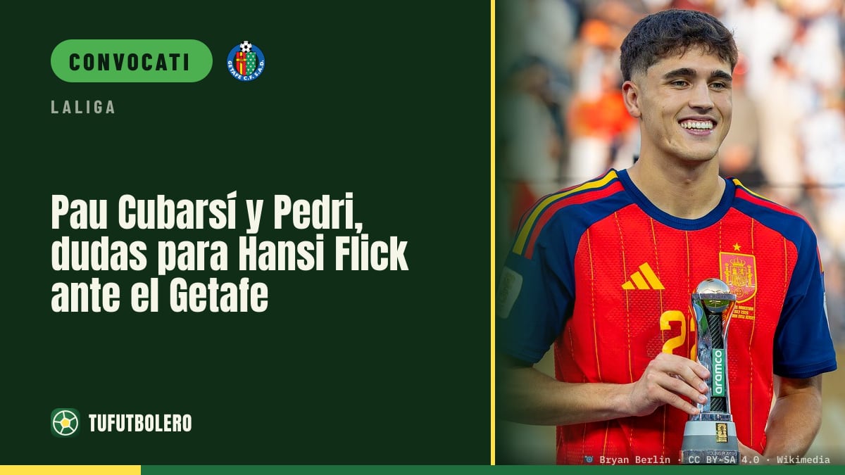 Pau Cubarsí e Pedri, dubbi per Hansi Flick contro il Getafe