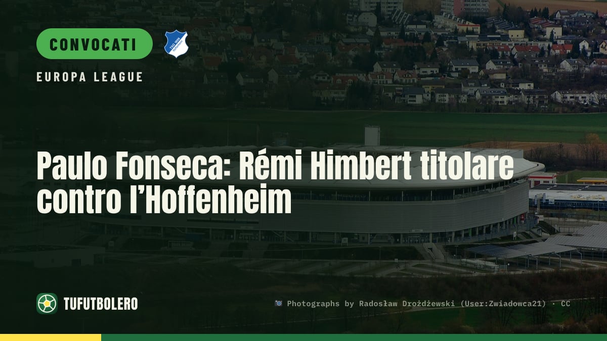 Paulo Fonseca: Rémi Himbert titolare contro l’Hoffenheim