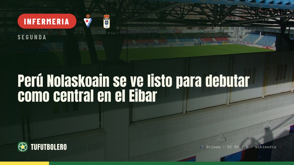 Perú Nolaskoain punta al rientro: pronto a giocare da centrale con l’Eibar