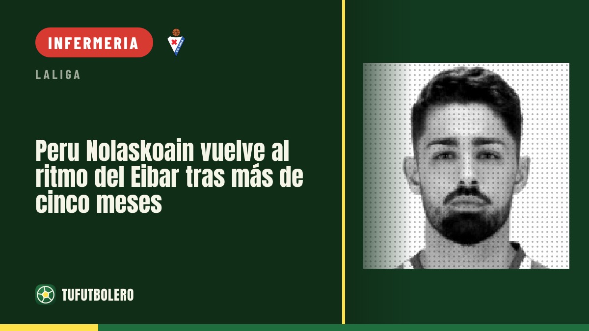 Peru Nolaskoain torna al ritmo dell’Eibar dopo oltre cinque mesi