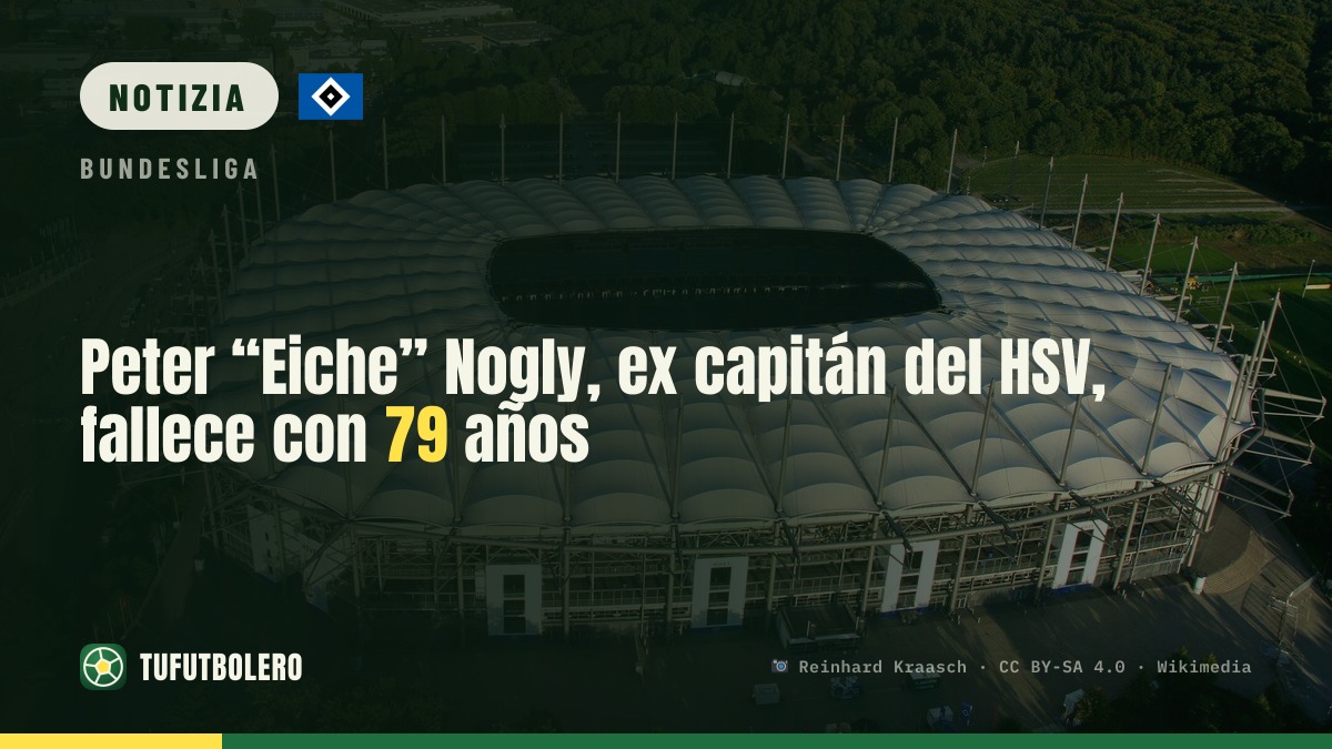 Peter “Eiche” Nogly, ex capitano dell’HSV, morto a 79 anni