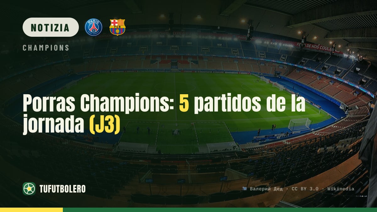Pronostici Champions: 5 partite della giornata (J3)