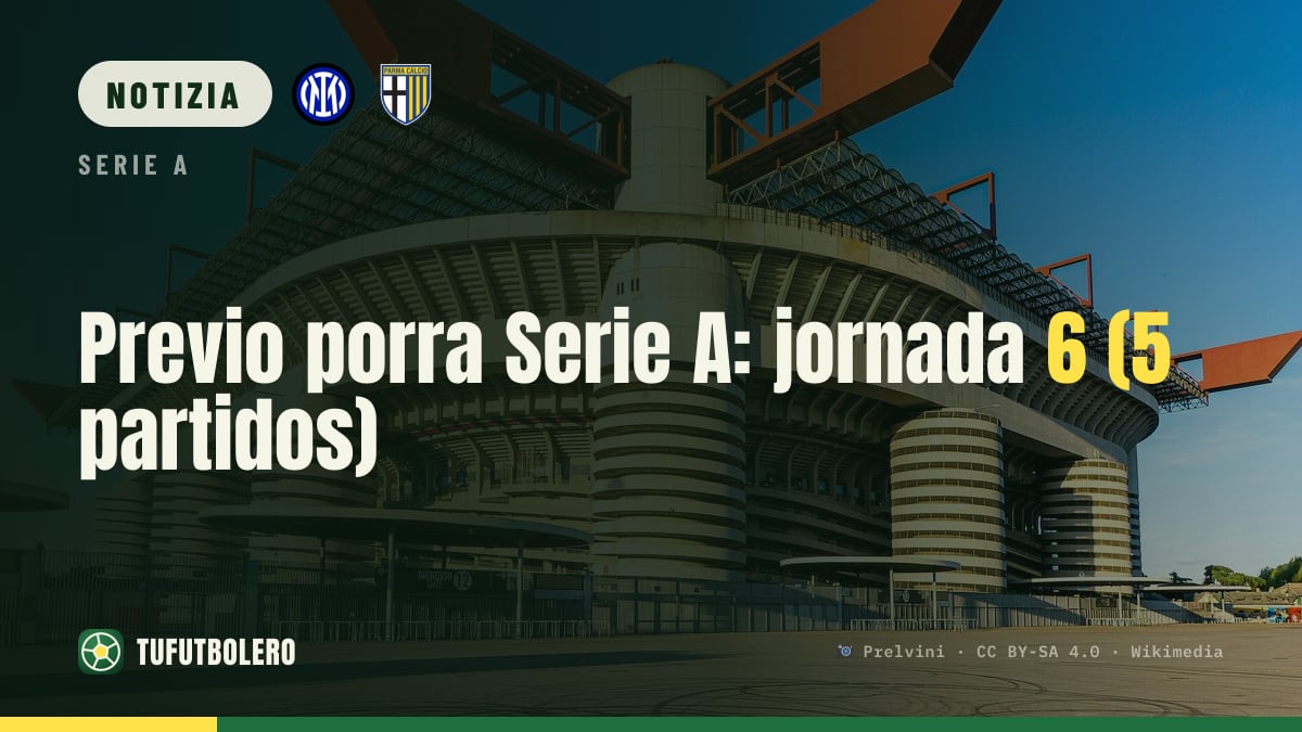 Anteprima porra Serie A: giornata 6 (5 partite)