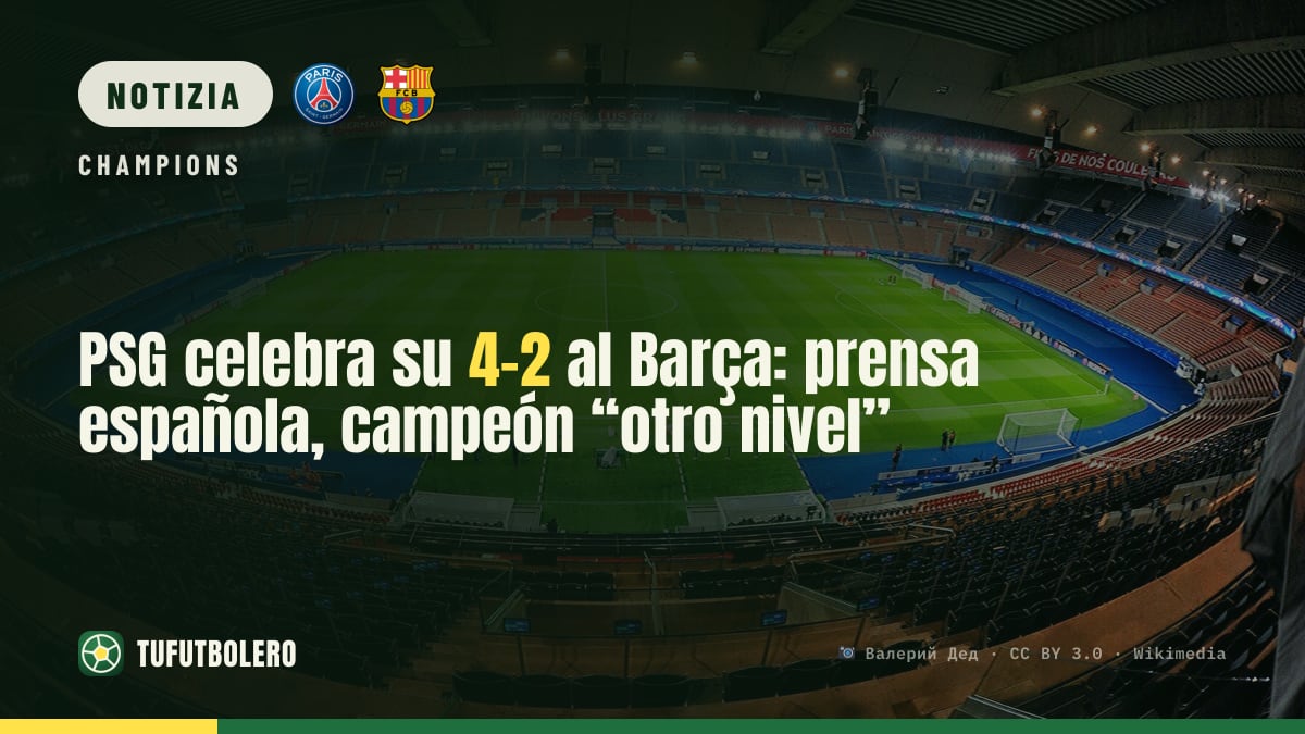 PSG 4-2 sul Barça: stampa spagnola, “campioni di un altro livello”