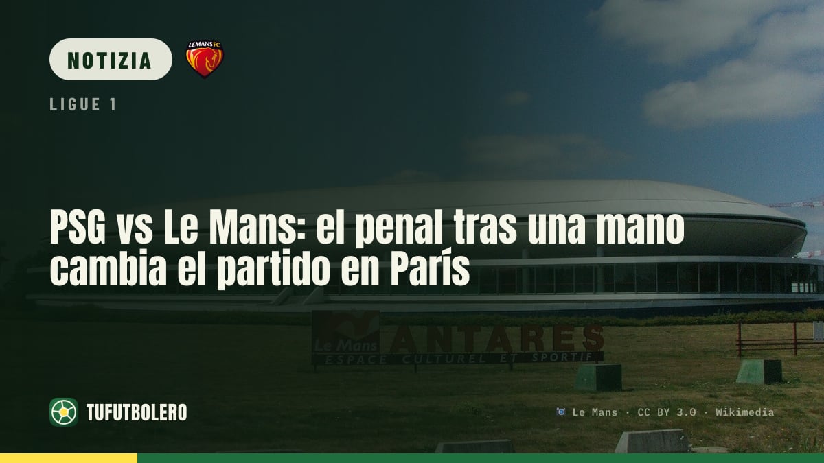 PSG-Lé Mans: il rigore per un fallo di mano cambia la partita al Parc des Princes