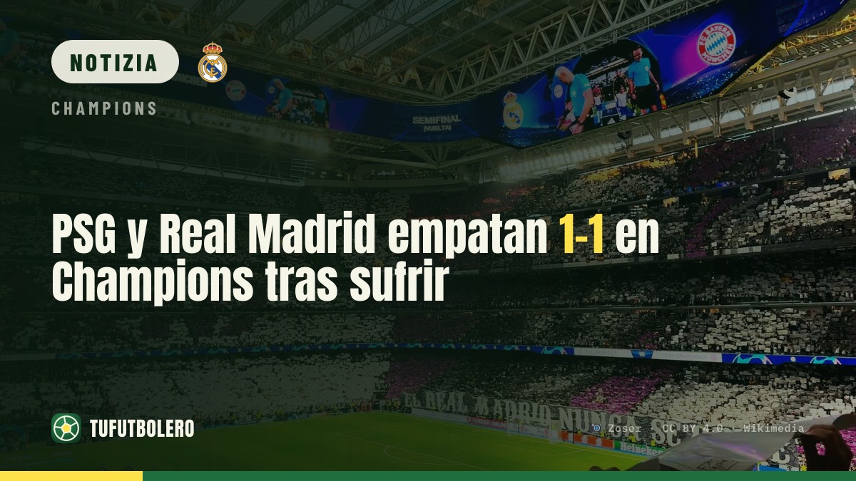 PSG strappa un pareggio 1-1 al Real Madrid in Champions