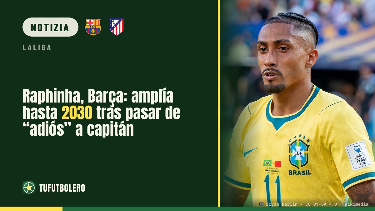 Raphinha rinvia il Barça fino al 2030: da possibile addio a capitano