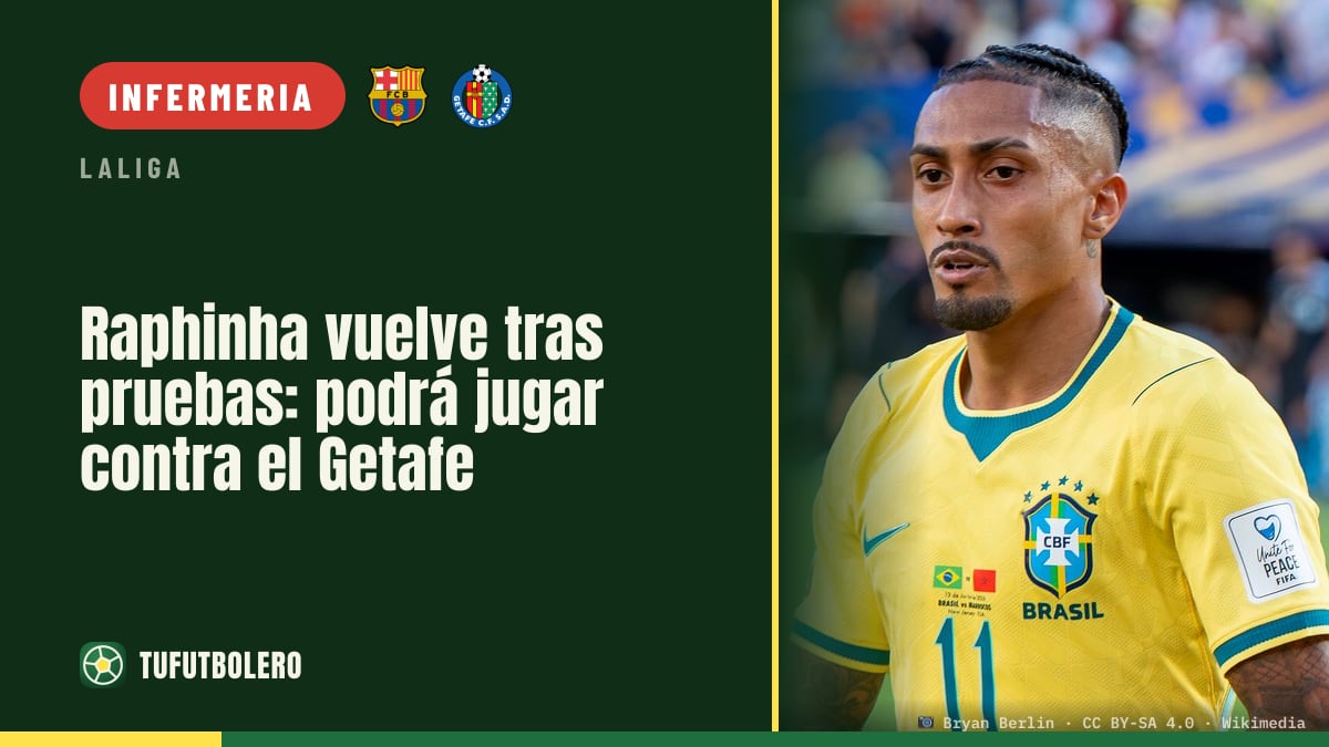 Raphinha torna dopo gli esami: ok per giocare contro il Getafe
