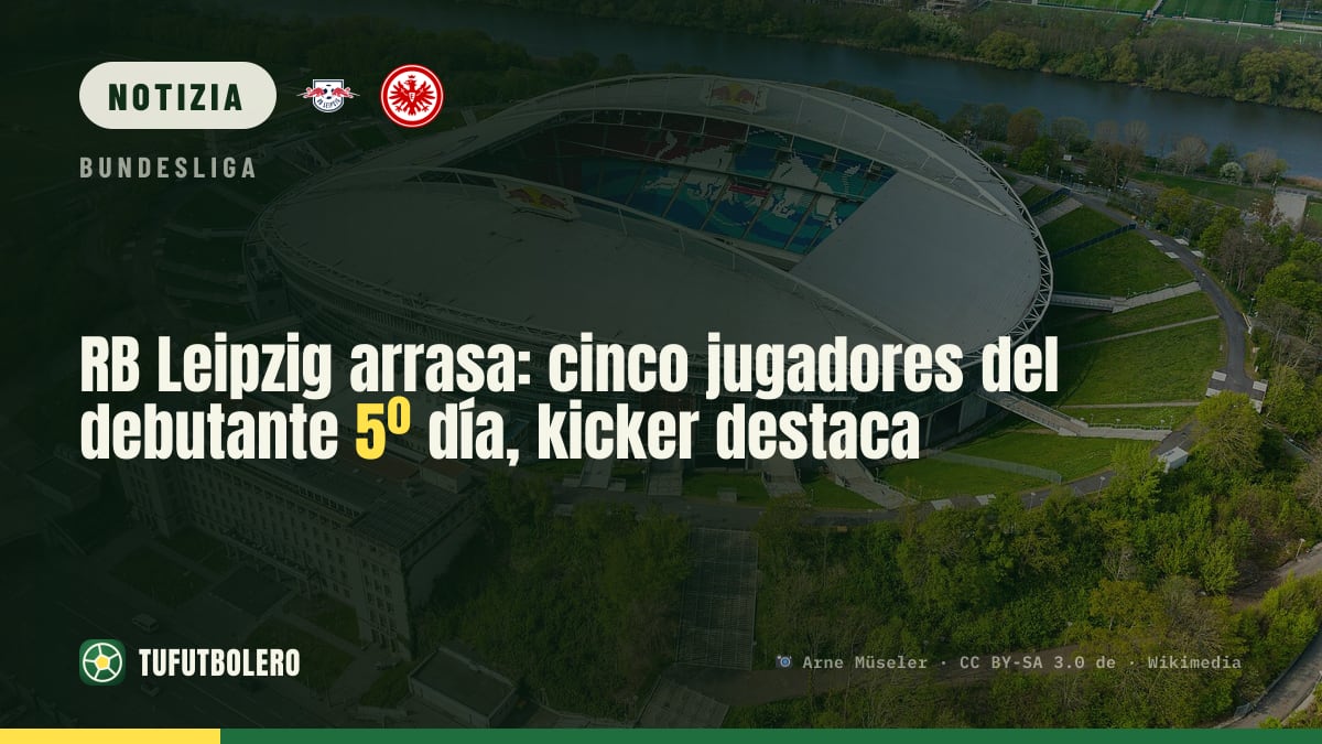 RB Leipzig travolge e piazza cinque giocatori nell’XI della kicker al 5° turno
