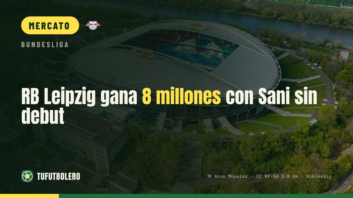 RB Lipsia guadagna 8 milioni con Sani: zero minuti